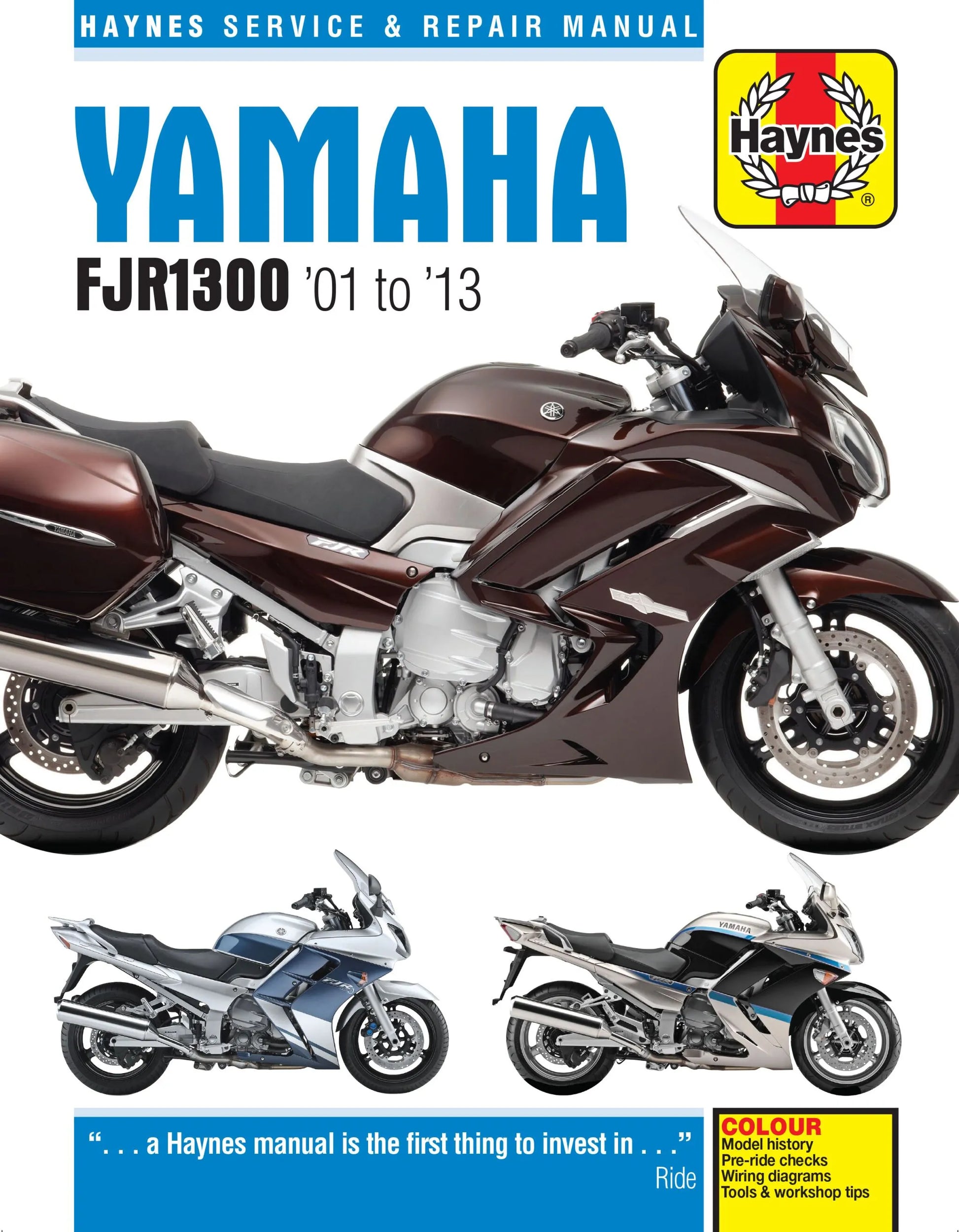 HAYNES Service Manual Yamaha FJR1300 (01-13) bild 1 PMMEDIA:d3df3d5f2d8af619
