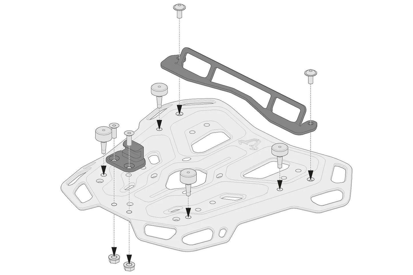 SW-MOTECH Adapterkit för Adventure Rack bild 3 PMMEDIA:f5ec6d0ddd220690