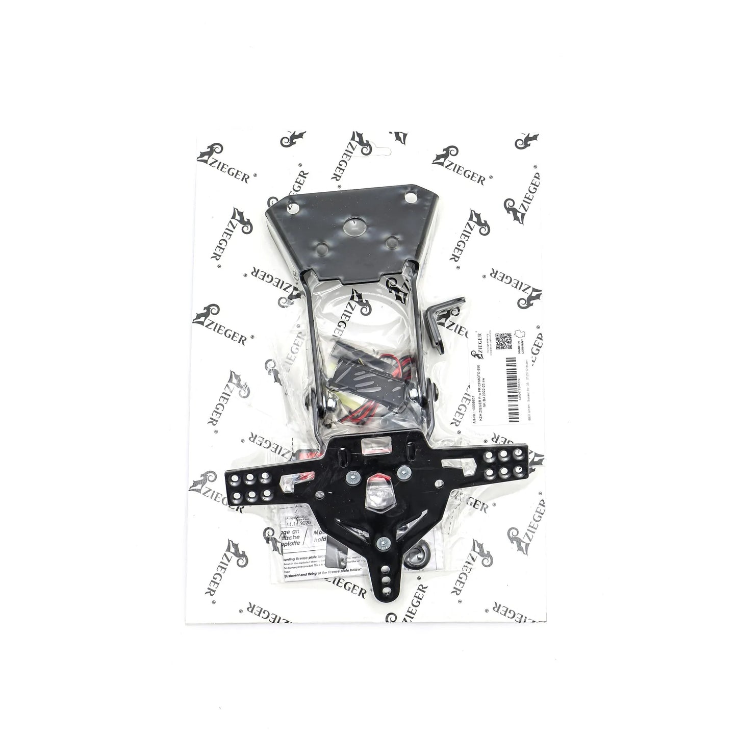 ZIEGER PRO Nummerplåtsram Typ D för CFMOTO 650NK bild 1 PMMEDIA:c1f9852f8c3a2e9b