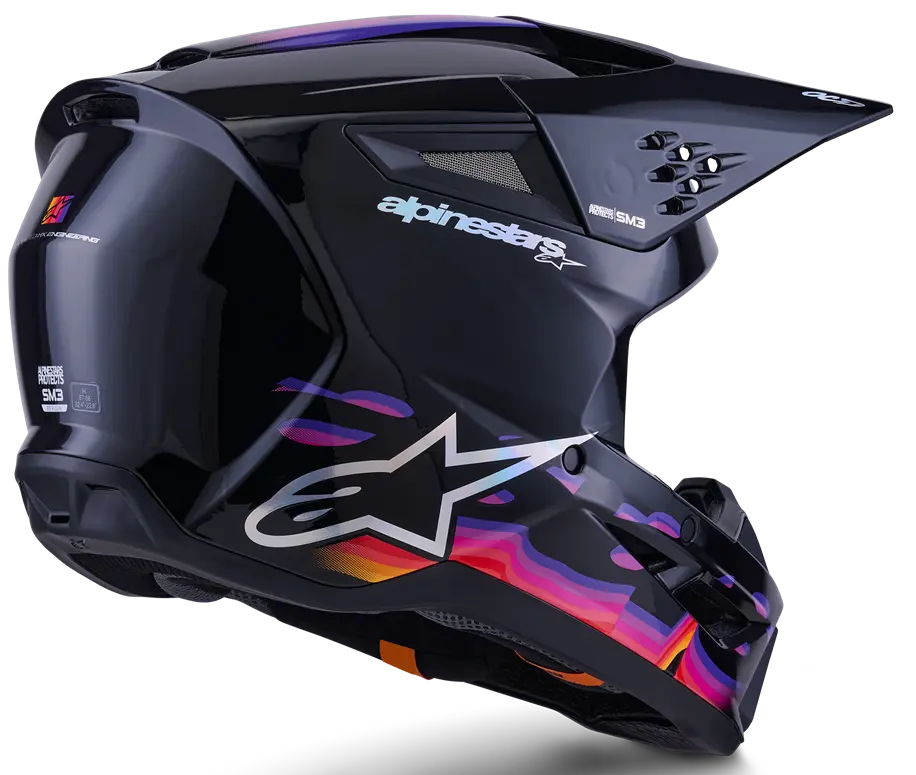 Alpinestars(Mx) SM3 Force Offroadhjälm integral vuxen bild 20 PMMEDIA:5091d6ea2a0847a3