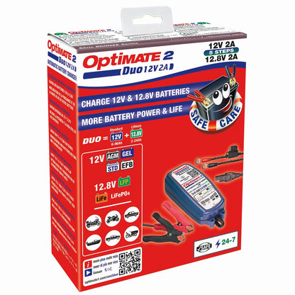 TECMATE OptiMate 2 DUO Batteriladdare bild 5 PMMEDIA:b310920a111c5222