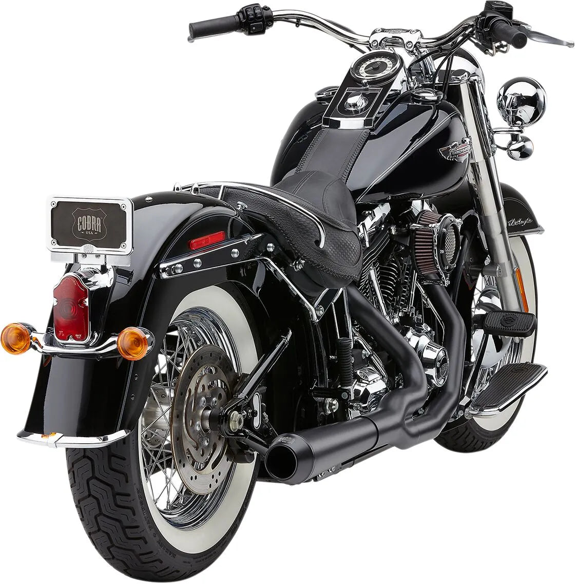 Cobra El Diablo 2:1 Exhaust System Kompletta avgassystem Harley bild 7 PMMEDIA:ba90a34d17b6b3ab