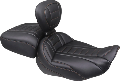 Mustang Wide Deluxe Touring Passenger Seat Sadlar Harley Touring bild 14 PMMEDIA:ed1629909be5ddc4