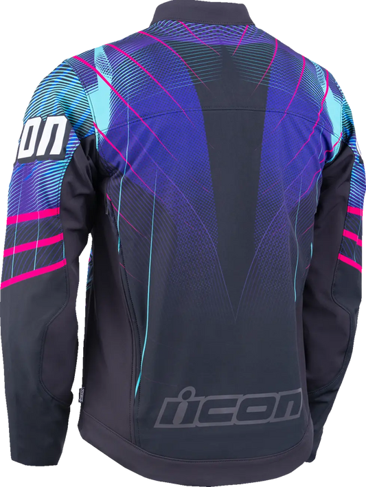Icon Synthwave Merc3 Lazer Cobra™ Jacka textil herr bild 2 PMMEDIA:4e8bdc737a4148ce