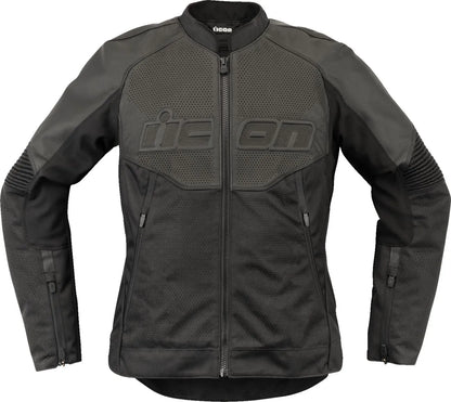 Icon Women's Overlord3™ Leather Jacka läder dam bild 1 PMMEDIA:adfe0bc927fdd0f8