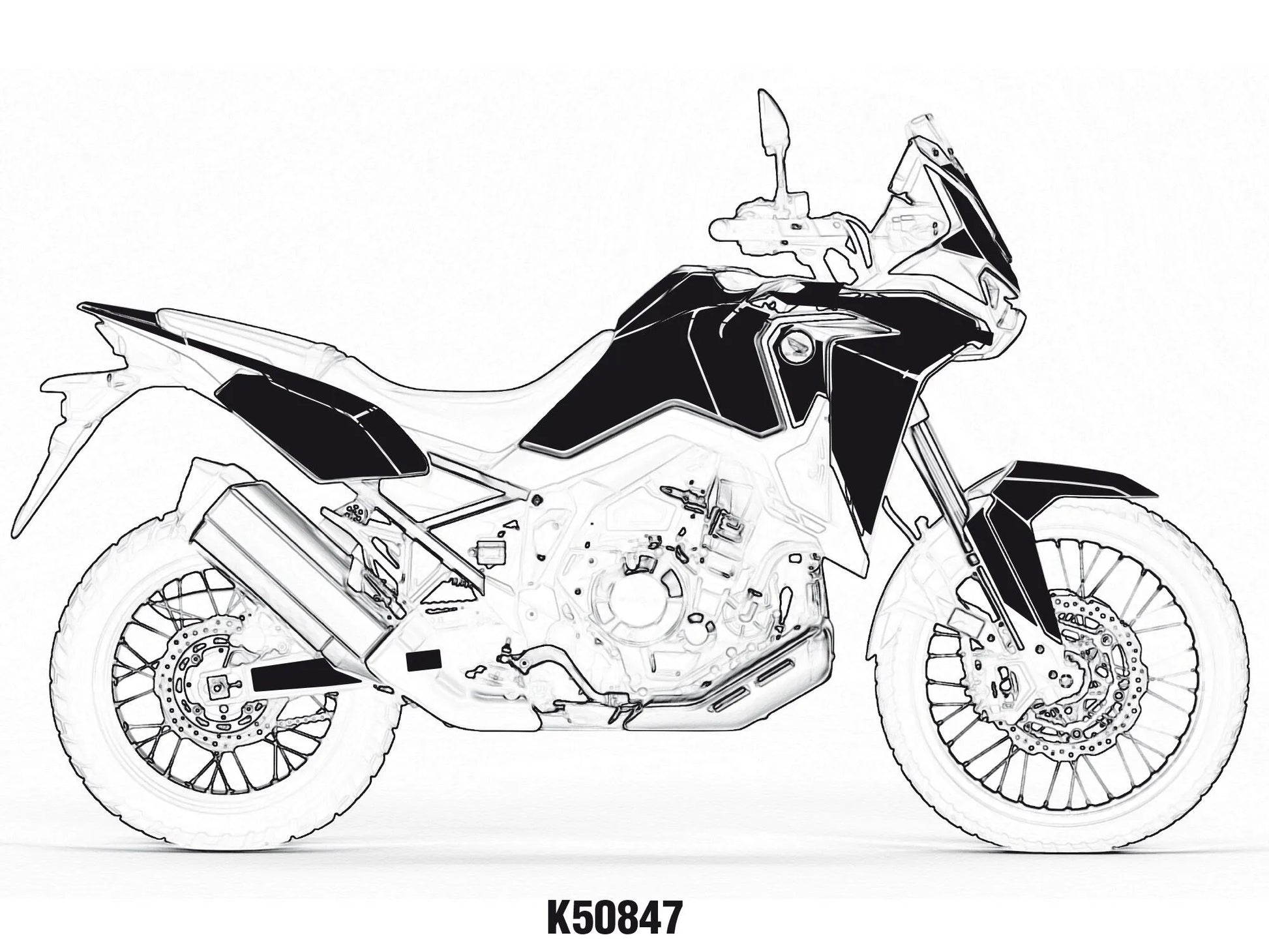 UNIRACING Dekalkit Africa Twin Replica bild 4 PMMEDIA:bf21f679d5b4aecf