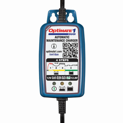 TECMATE OptiMate 1 DUO Batteriladdare och Underhållare bild 5 PMMEDIA:093f93235fc03a32