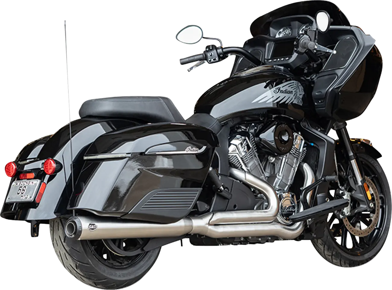 S S Cycle 2-into-1 Qualifier Exhaust System Kompletta avgassystem Street bild 12 PMMEDIA:a8bba1b8ac80c9a9