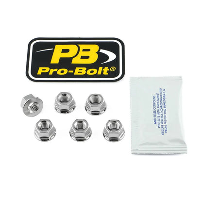 Pro Bolt Stainless Steel Sprocket Nuts Monteringssats fordonsanpassade bild 2 PMMEDIA:7d3786f0754c18f8