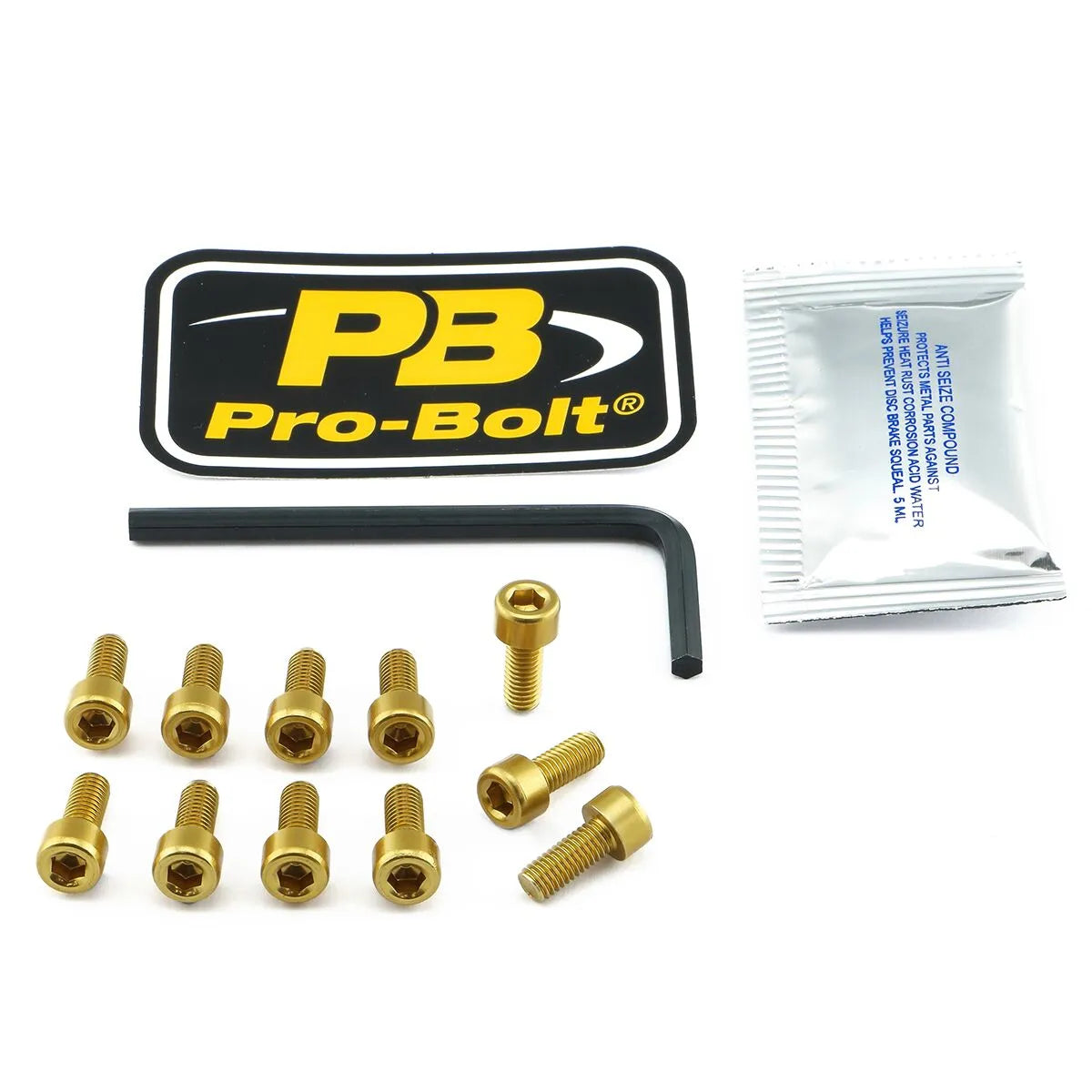 PRO BOLT Aluminium Bränslelocksbolt Kit bild 1 PMMEDIA:f24fd141743bdd73