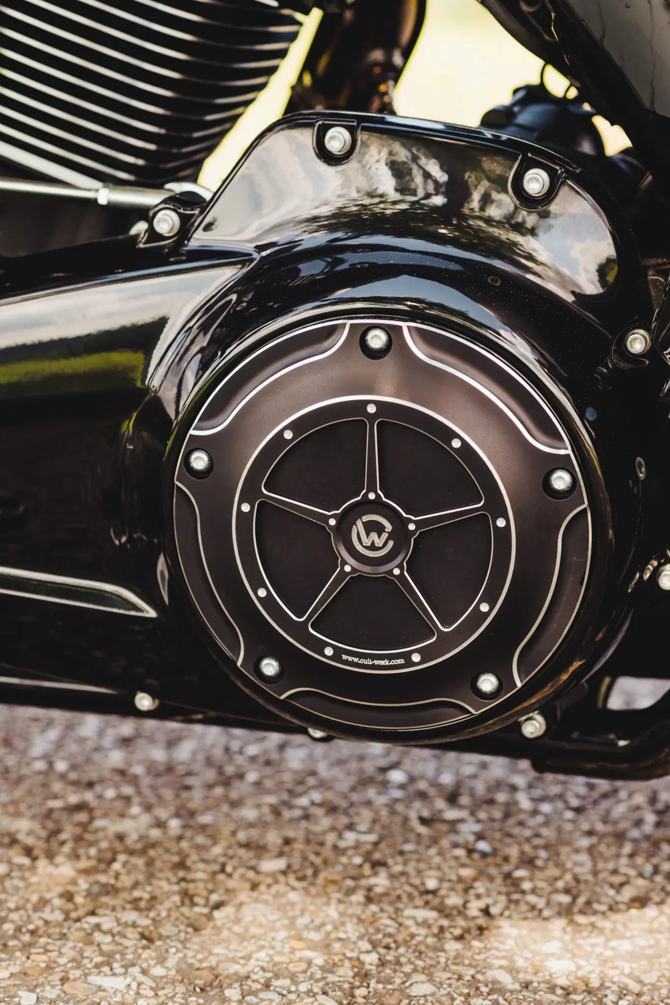 CULT WERK Kopplingskåpa för Harley-Davidson Touring från 2018 bild 4 PMMEDIA:013618534784669e
