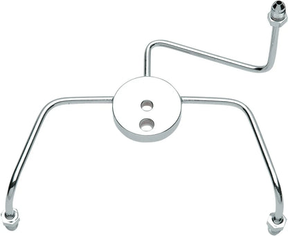 Drag Specialties Chrome Steel Front Brake Tee with Fittings for Dual-Disc Applications Tillbehör bromsledningar bild 4 PMMEDIA:b04177d66280b35d