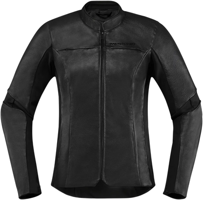 ICON Women's Overlord™ Motorcykeljacka i Skinn XS bild 1 PMMEDIA:7f8839cf72a60f45