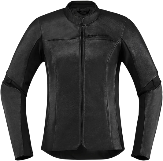 ICON Women's Overlord™ Motorcykeljacka i Skinn XS bild 1 PMMEDIA:7f8839cf72a60f45