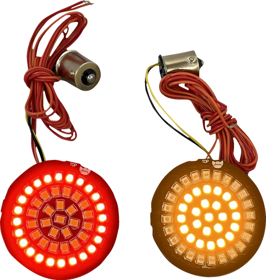 CUSTOM DYNAMICS Dynamic Clusters2™ LED Blinkersats 1156 Amber/Röd bild 1 PMMEDIA:d112da1a79cd71be
