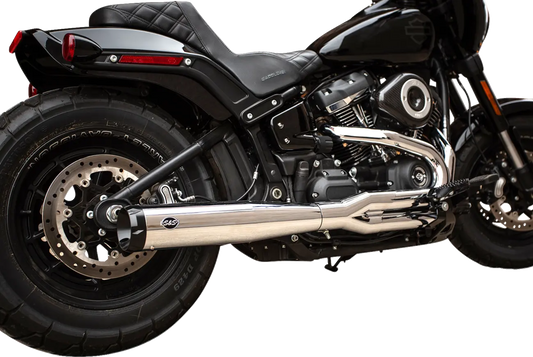 S&S CYCLE SuperStreet 2:1 Avgasystem för M8 Softail 2018-2022, Krom bild 1 PMMEDIA:a235f9fdf77f6564