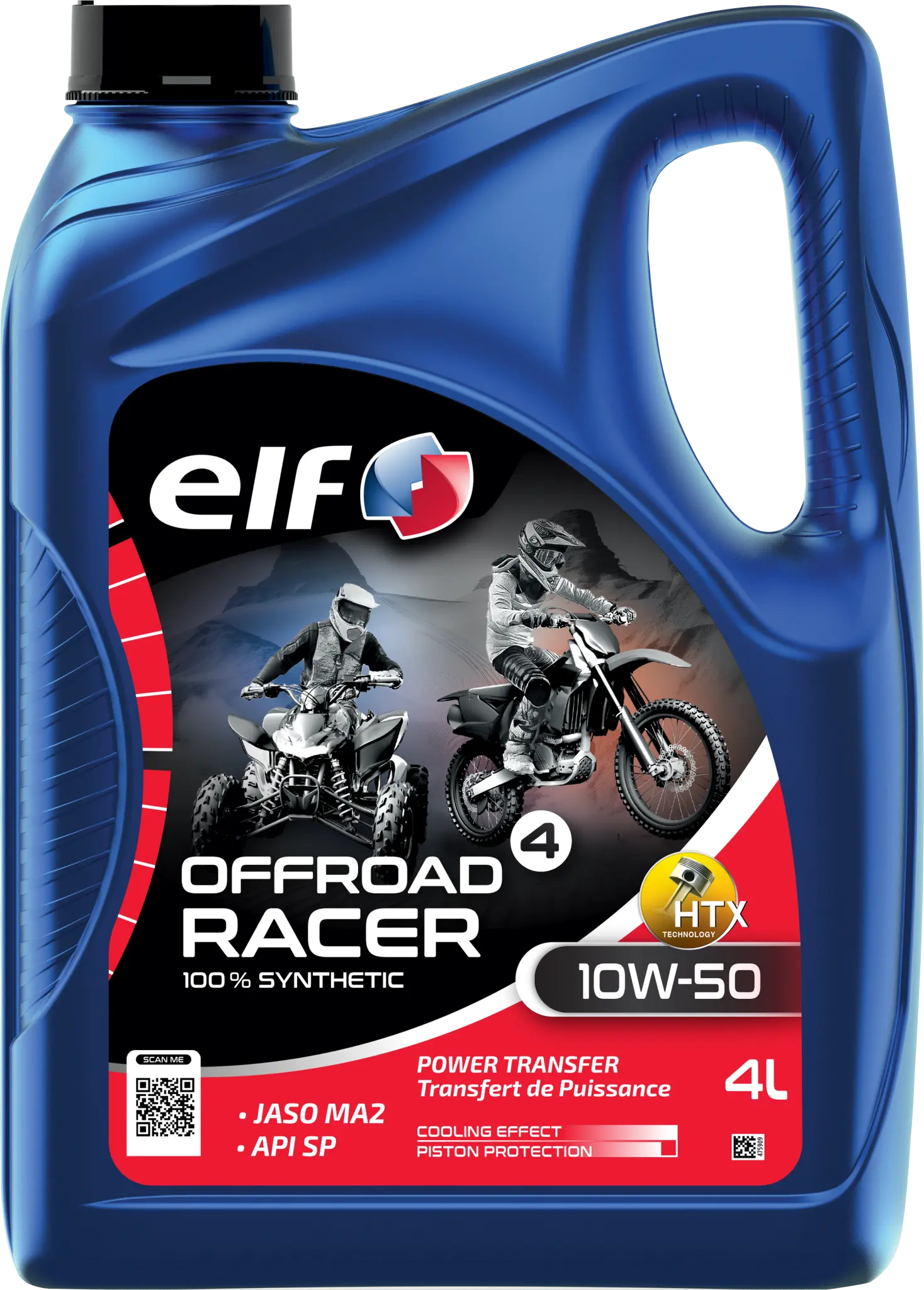 Elf Off-Road 4 Racer 10W-50 SYN Oil 2-takts oljor bild 2 PMMEDIA:09030bc6c292915f