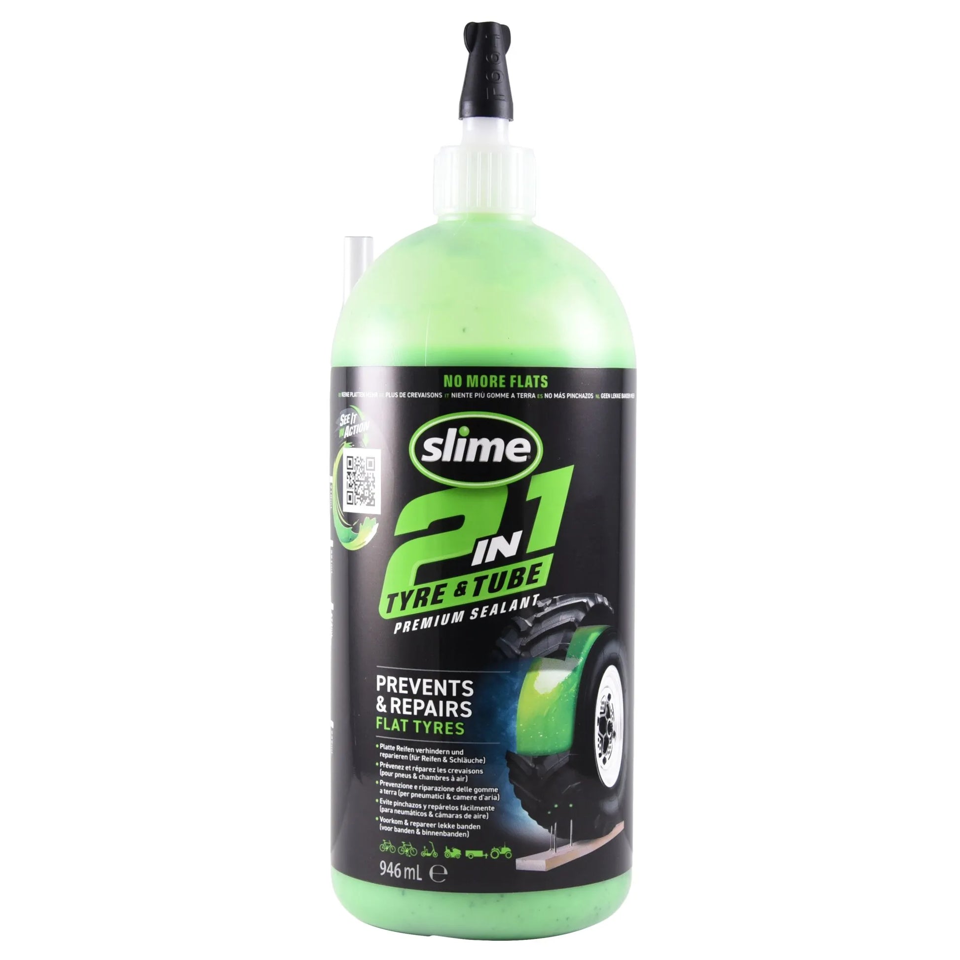 Slime 2-in-1 Tire & Tube Sealant Däckförsegling bild 3 PMMEDIA:dcfb08d707bc4b1f