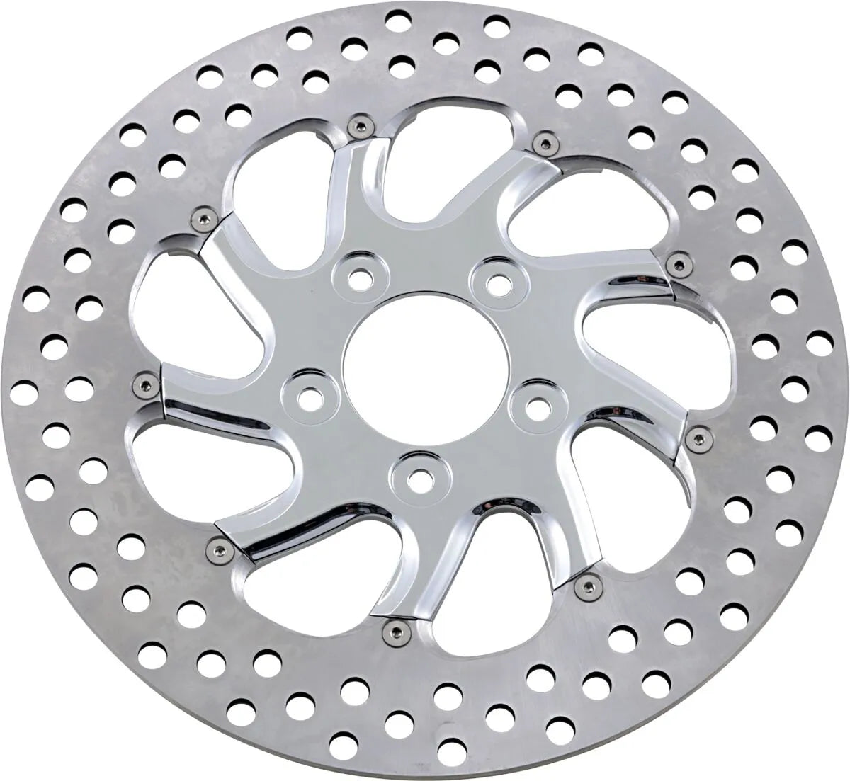 PERFORMANCE MACHINE Two-Piece Bromsskiva Fram Vänster Chrome bild 1 PMMEDIA:e8cb5a26e0a4851b