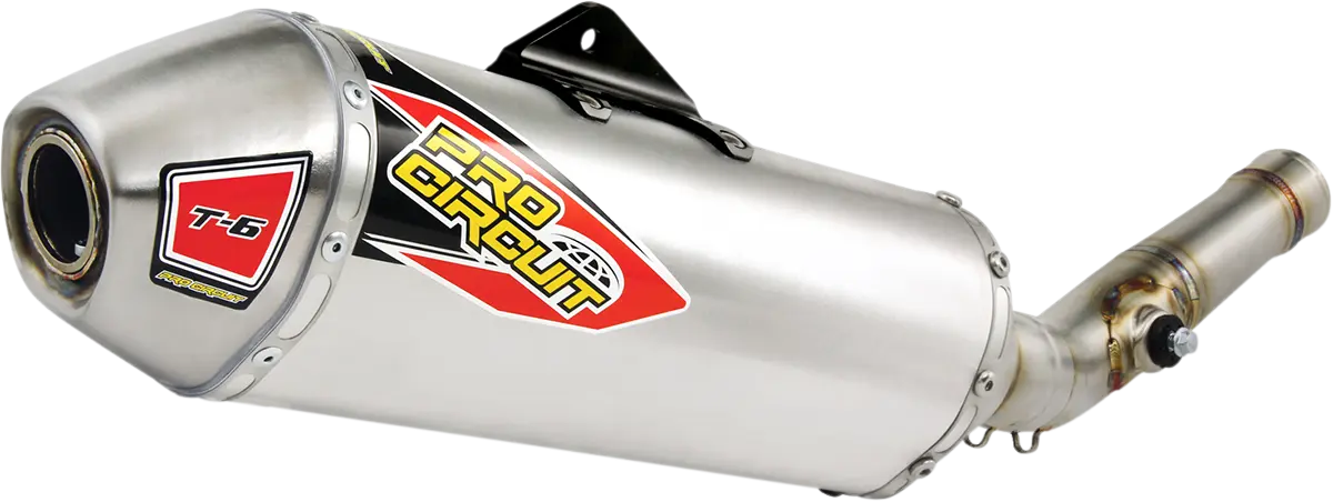 PRO CIRCUIT T-6 Stainless Slip-On Ljuddämpare för KX450F bild 1 PMMEDIA:fb507d73181a122d