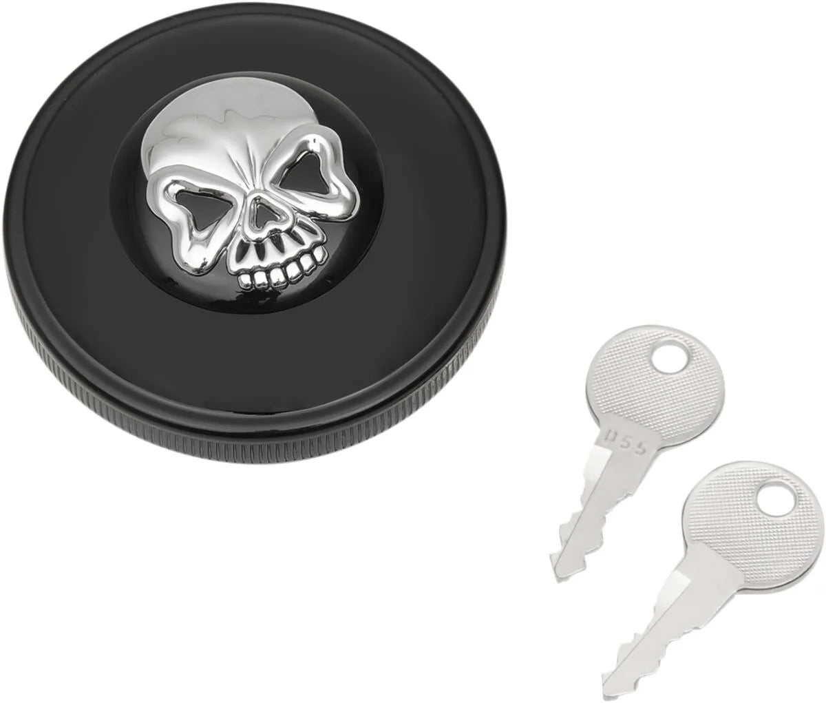 Drag Specialties Screw-In Locking Skull Gas Cap Tanklock bild 2 PMMEDIA:575ba47d14788fab
