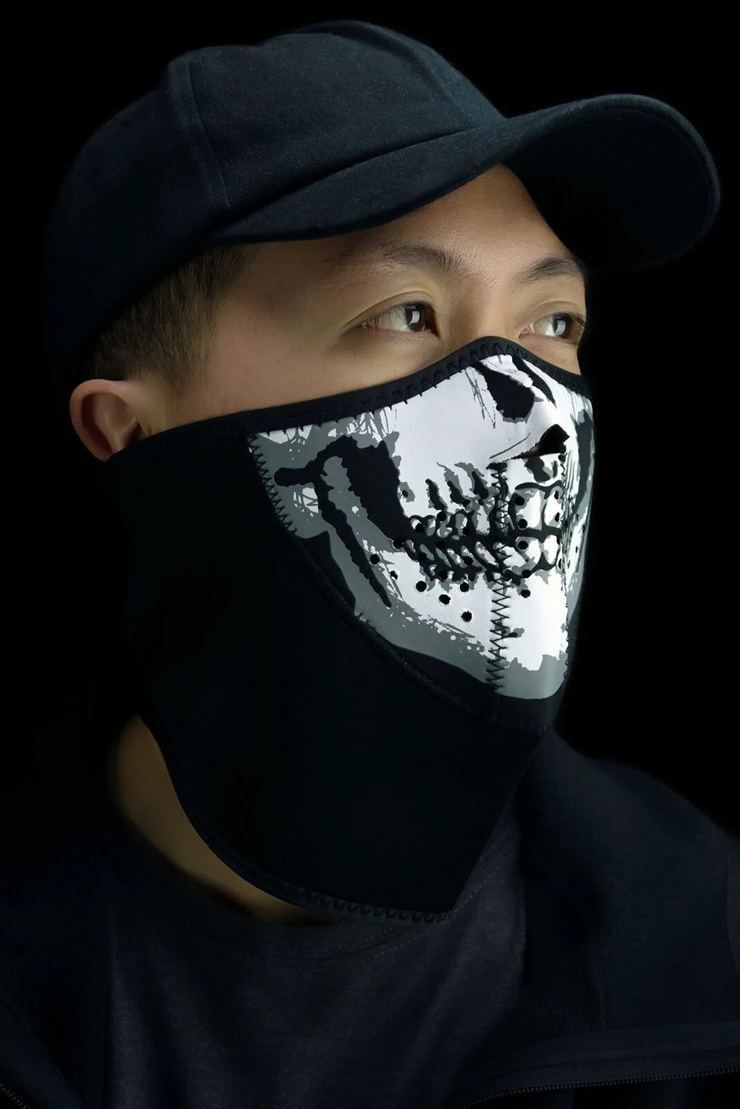 ZAN HEADGEAR 3-Panel Neopren Halvansikte Mask bild 3 PMMEDIA:b4d61d08e4a35c4d