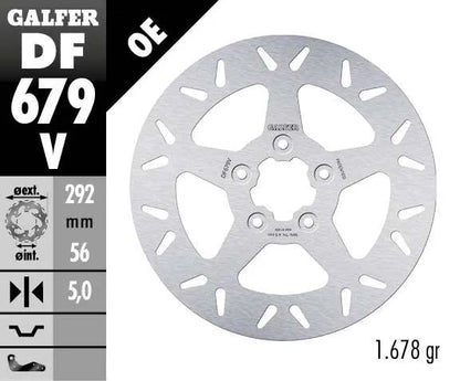 GALFER Bromsskiva Fast Rund DF679V bild 2 PMMEDIA:b7b53e49383fb9a5