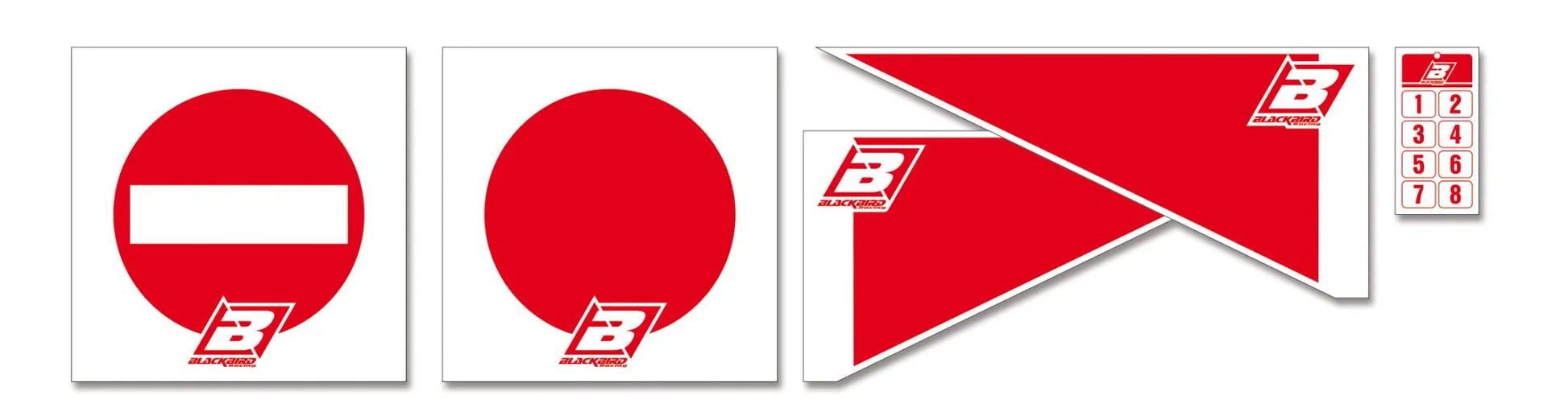 BLACKBIRD RACING Enduro Track Arrows/Sign Kit bild 1 PMMEDIA:7ebcf68c870e8c2f