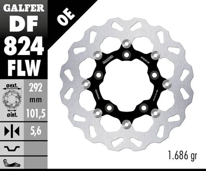 GALFER Brake Rotor - Flytande Wave-skiva bild 2 PMMEDIA:b32b1ead93feea62
