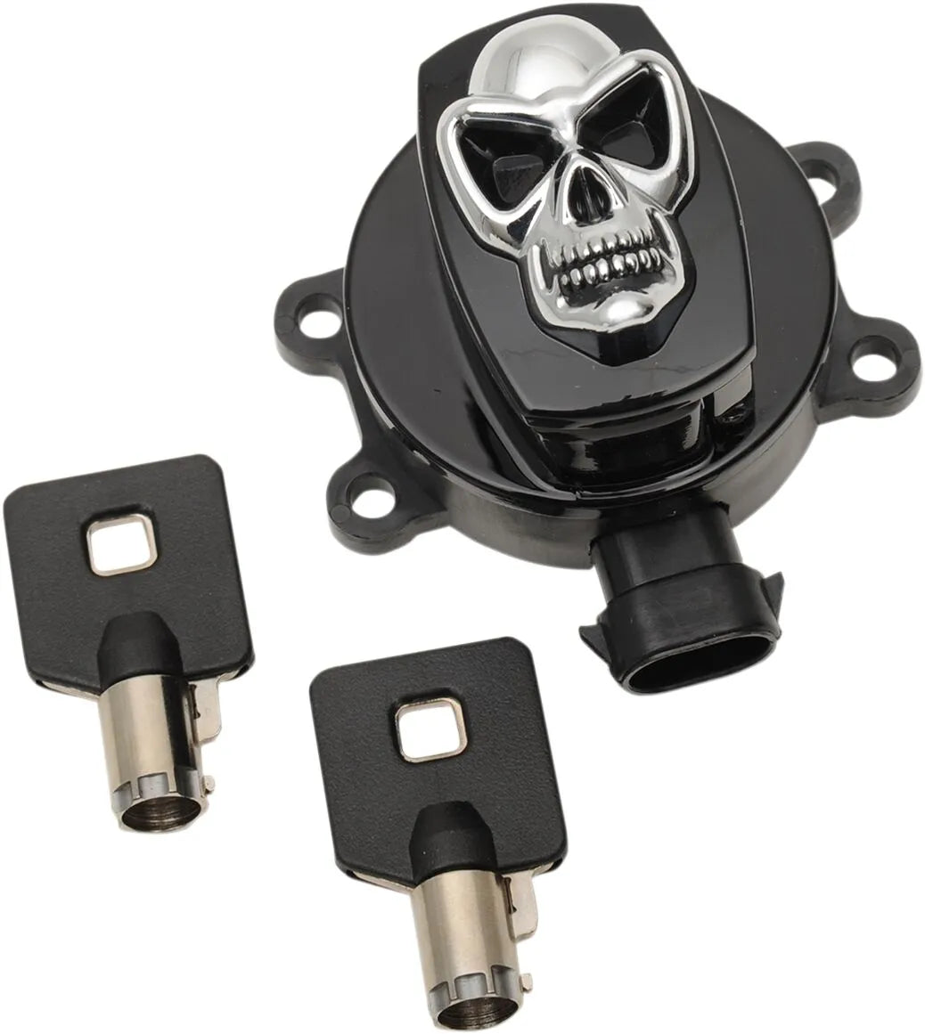 DRAG SPECIALTIES Tändningslås Skull bild 1 PMMEDIA:2177136673913669