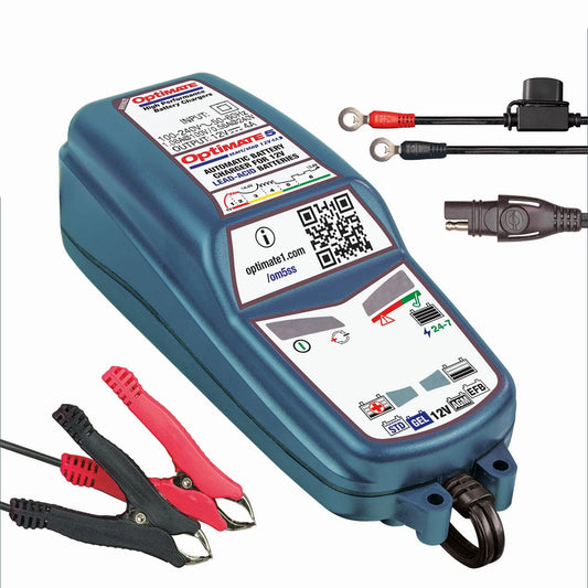 TECMATE OptiMate 5 Start/Stop Batteriladdare bild 1 PMMEDIA:2dd5636040139537