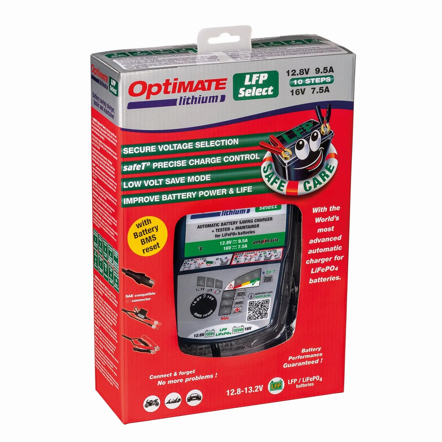 TECMATE OptiMate Lithium LFP 4S 9A/5S 7A Batteriladdare bild 5 PMMEDIA:42a97ccfe3bd1198