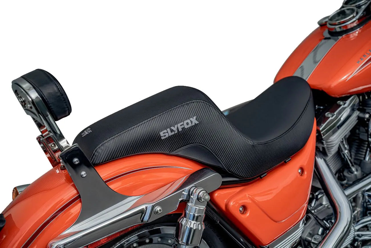 Slyfox The Drifter Seat Sadlar Harley FX/FL bild 10 PMMEDIA:06d41fbaf09570b3