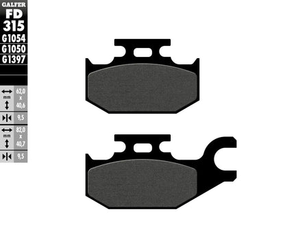 Galfer Semi-Metallic Brake Pads Bromsbelägg sintrad metall bild 2 PMMEDIA:f1306b53da4acc7b