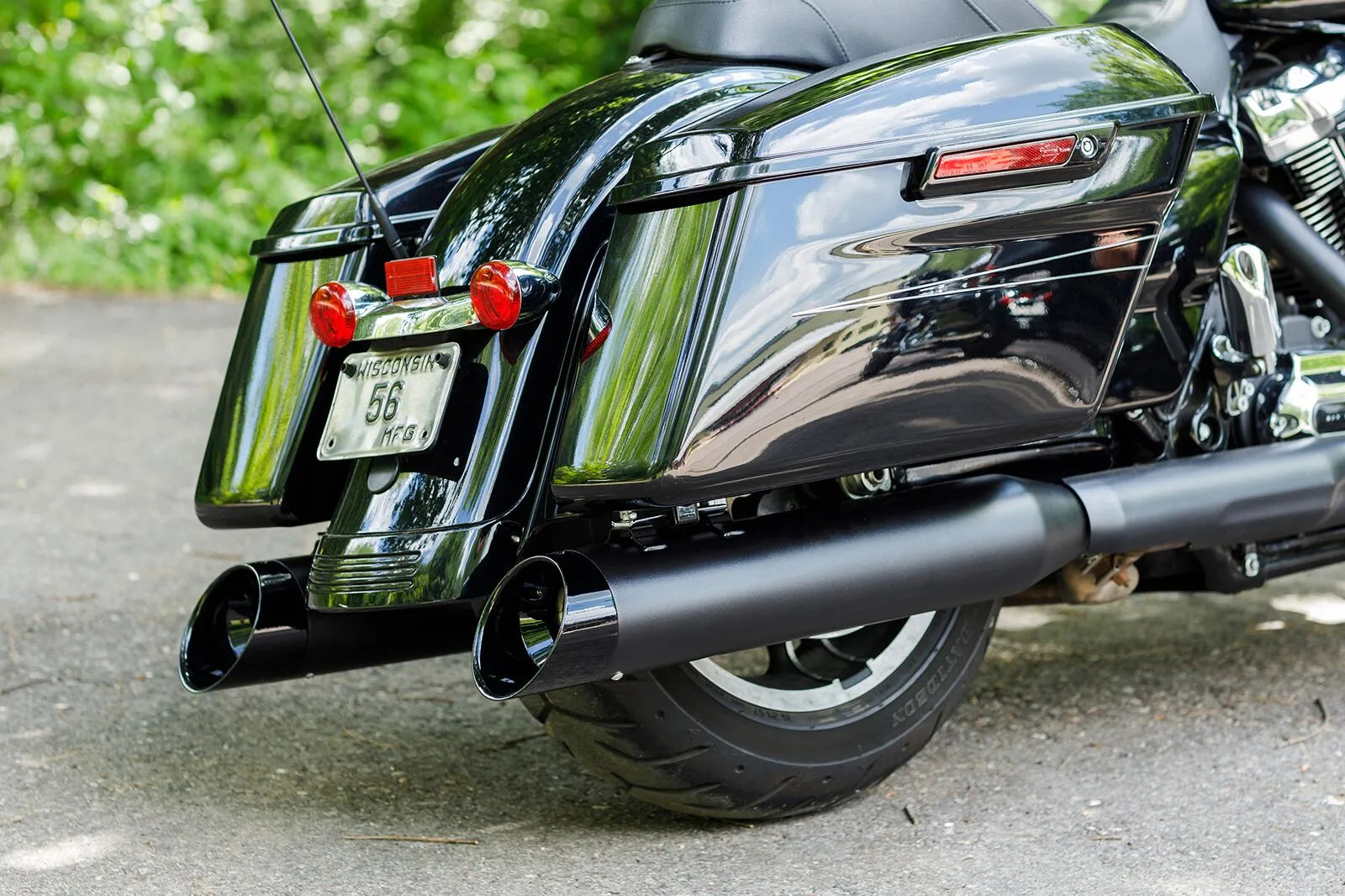 S S Cycle 4-1/2" MK45 Cutlass Performance Mufflers Ljuddämpare Harley bild 13 PMMEDIA:bb70fd48f10cbb42