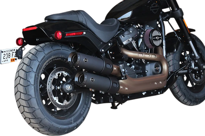 S&S CYCLE Grand National Slip-On Ljuddämpare M8 Fat Bob Svart bild 3 PMMEDIA:7bd72f89a2e4a11b