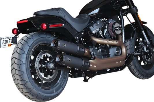 S&S CYCLE Grand National Slip-On Ljuddämpare M8 Fat Bob Svart bild 3 PMMEDIA:7bd72f89a2e4a11b