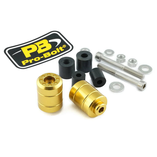 PRO BOLT Aluminium Bar Ends, Gul bild 1 PMMEDIA:32db3b4a993a61a7