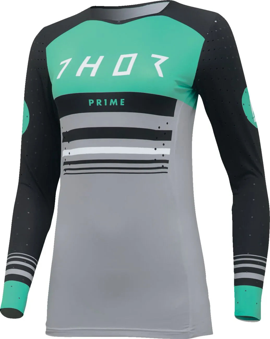 THOR Women's Prime Blaze Jersey Svart/Metall, Medium bild 1 PMMEDIA:18bd7ae8ad7626e1