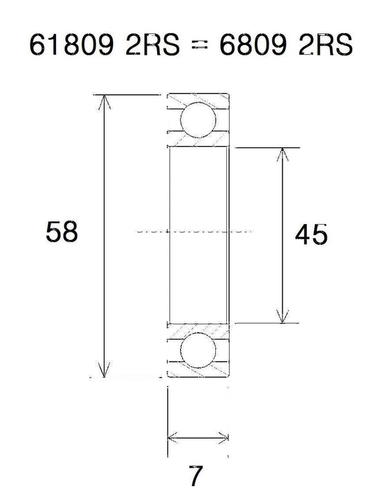 BLACK BEARING Lager B3 45x58x7 mm bild 1 PMMEDIA:33310eab74f7ad67