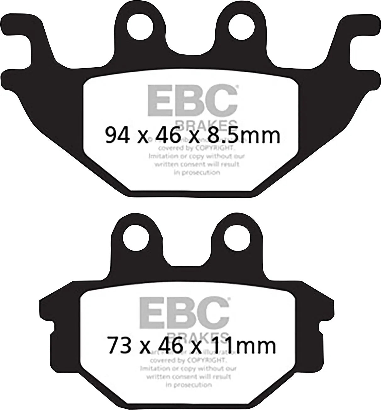 EBC SFAC Carbon Series Scooter Bromsbelägg bild 1 PMMEDIA:b3ea3a0748751185