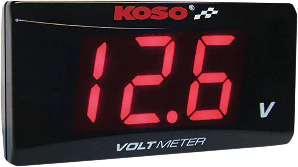 Koso North America Super Slim Volt Meter Mätare bild 2 PMMEDIA:a8e45e013c5344a5