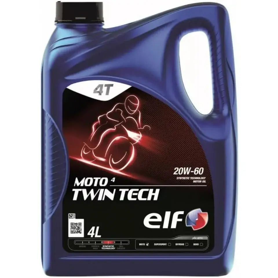 ELF Moto 4 Twin Tech 20W-60 syntetisk motorolja bild 1 PMMEDIA:4bac146eb08c3a01