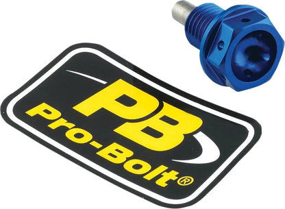 PRO BOLT Aluminium Magnetisk Avtappningsplugg M12x1,5x15 Blå bild 2 PMMEDIA:8310a2eb16f56472