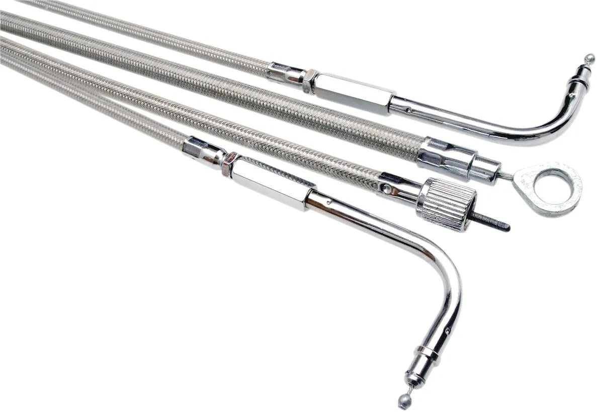 Motion Pro Armor Coat Braided Stainless Steel Speedometer Cable for Harley-Davidson Hastighetsmätarkablar bild 9 PMMEDIA:2a735044eca7e373