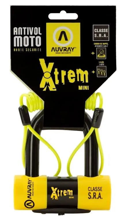AUVRAY Disklås Xtreme Mini SRA Svart/Gul bild 1 PMMEDIA:89aed20f3bda9586
