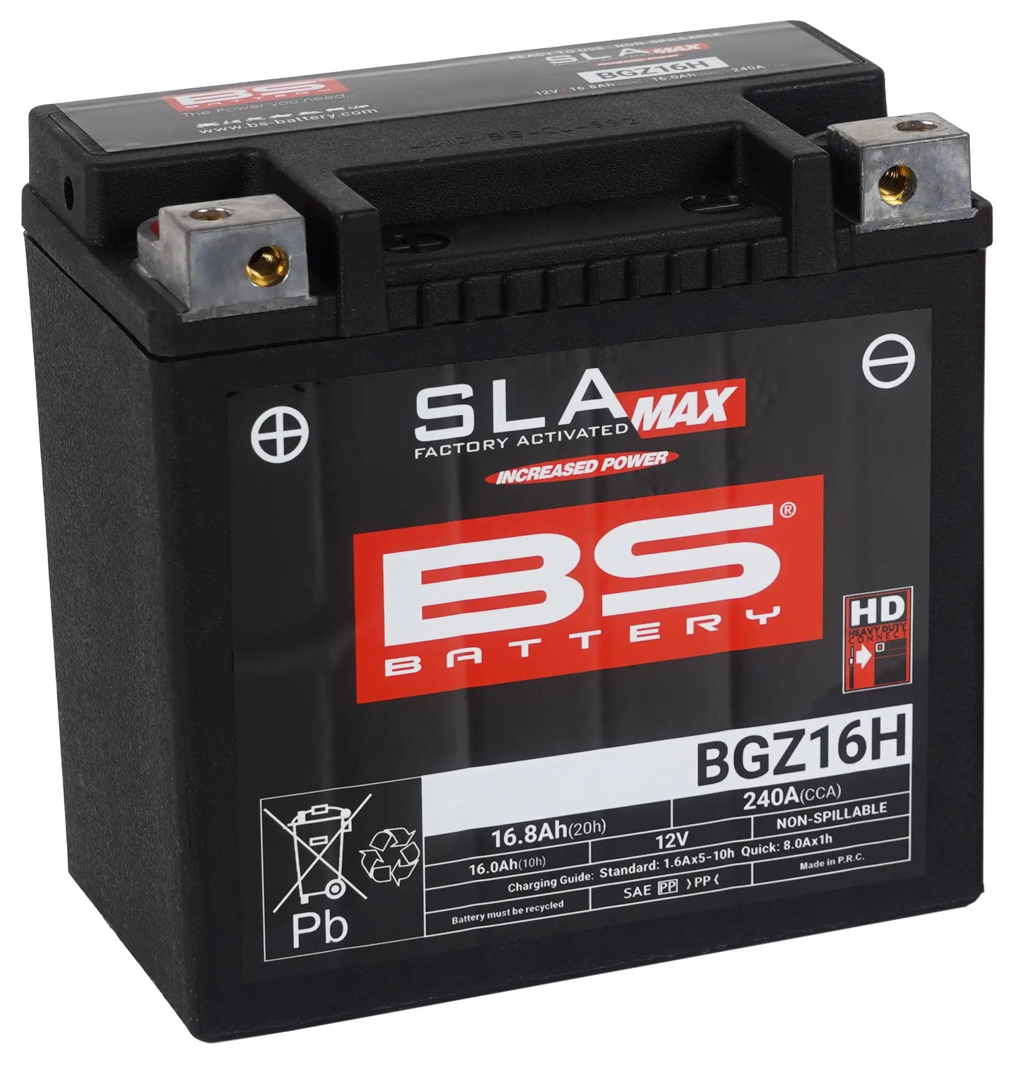BS BATTERY BGZ16H SLA MAX Underhållsfritt AGM-batteri bild 1 PMMEDIA:364544200e0fa953