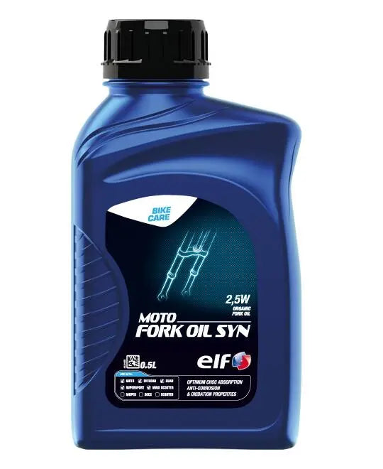 ELF Moto Fork SYN 2,5W Gaffelolja 500 ml bild 1 PMMEDIA:da563cb150d0eb83