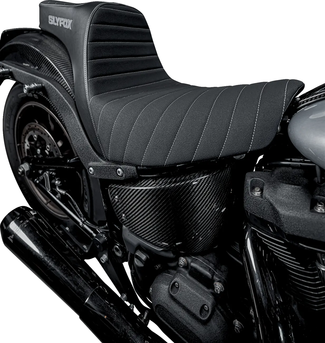 Slyfox High Noon Seat Sadlar Harley Softail bild 16 PMMEDIA:a9e7864a460f671b