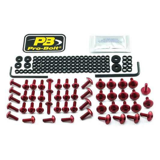 PRO BOLT Aluminiumfäste för kåpa Ducati röd bild 1 PMMEDIA:7ee8d48f5c8b6b0b